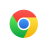 Logo de navegador Google Chrome